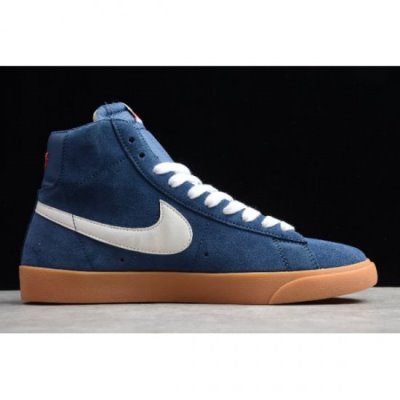 Nike Blazer High Koyu Mavi Kaykay Ayakkabı Türkiye - Z3QJGDK2